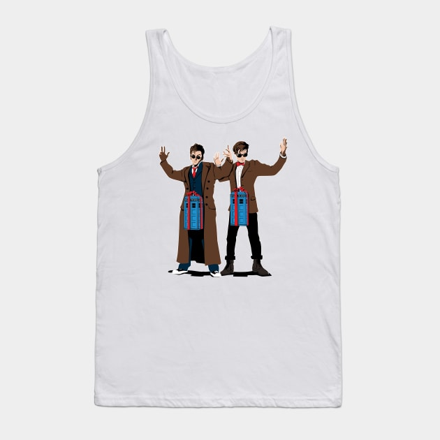 Doc In A Box: Tardis Lovers Tank Top by crocktees